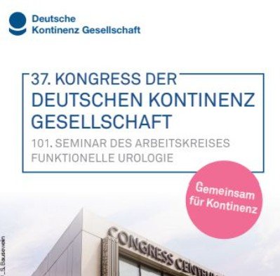 37. Kongress der Deutschen Kontinenz Gesellschaft e.V. Logo